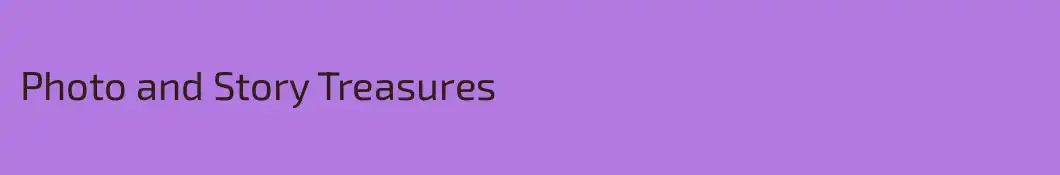 Photo and Story Treasures